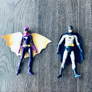 Batman and Batgirl action Figures